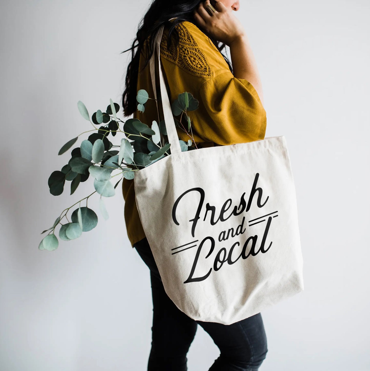 “Fresh and Local” Farmer’s Market Tote Bag