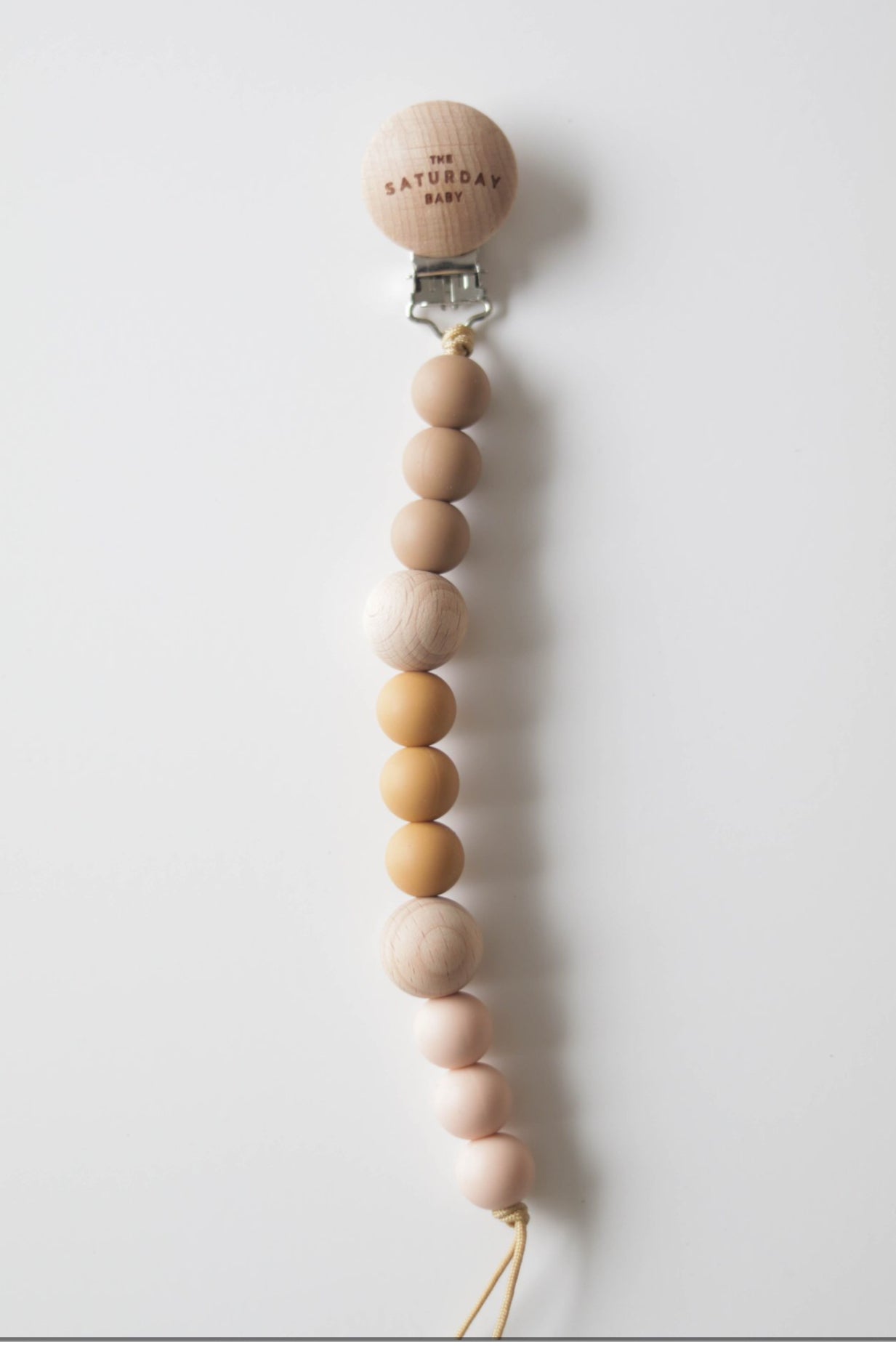 Beaded Pacifier Clip