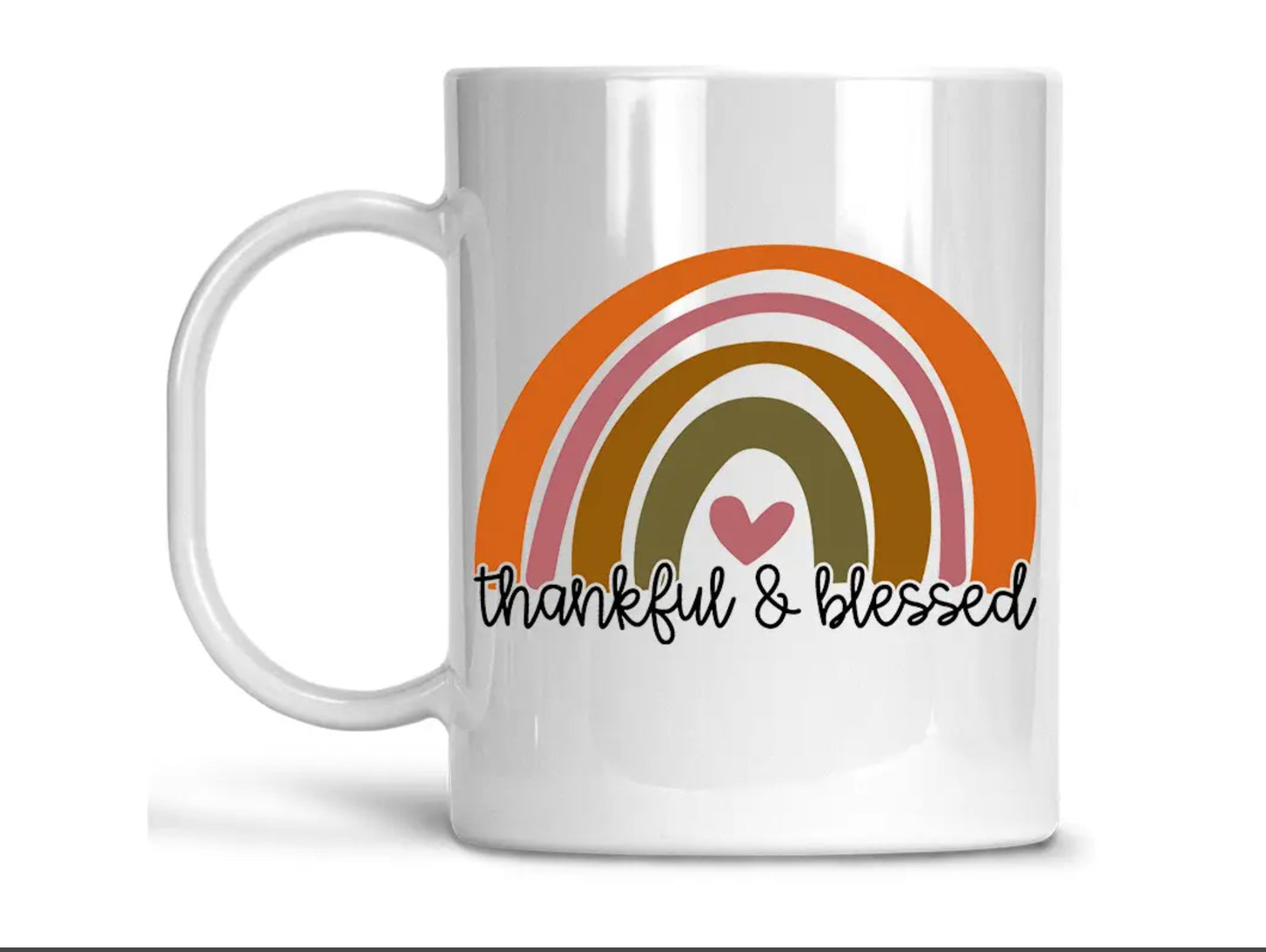 Thankful and Blessed Mug