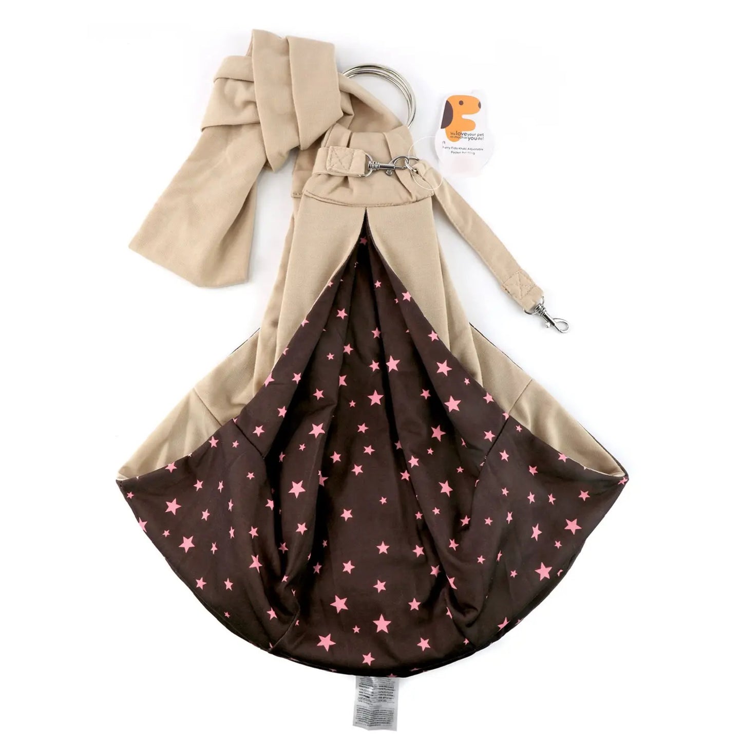 Pet Sling with Pocket