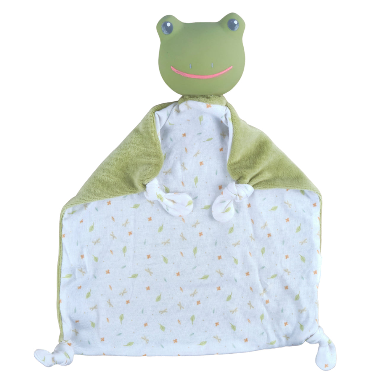 Gemba the Frog - Baby Comforter & Teether