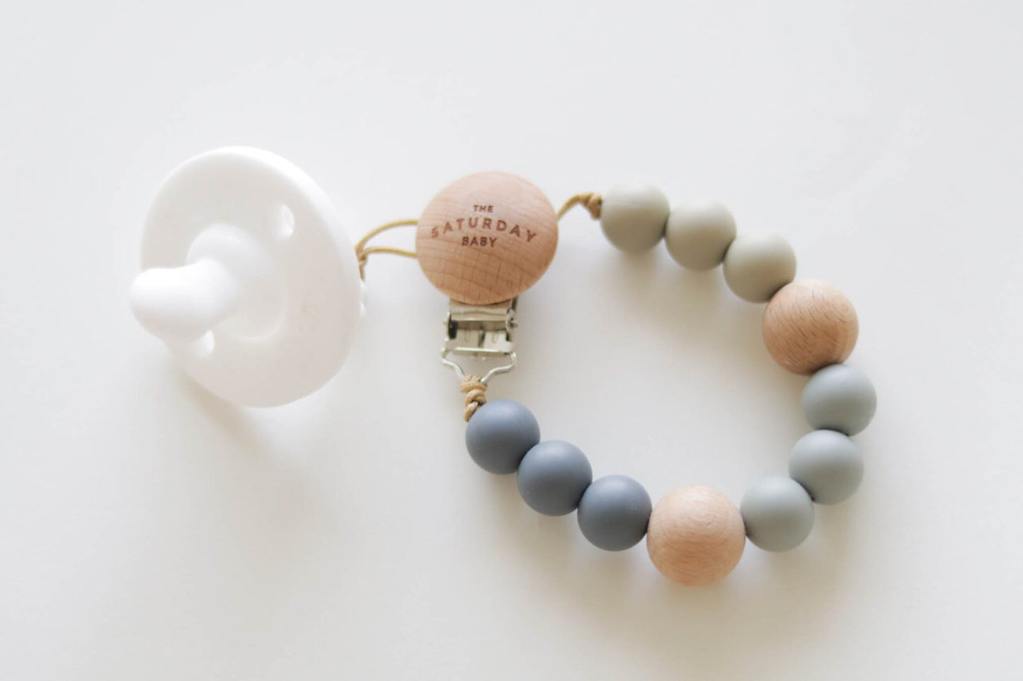 Beaded Pacifier Clip