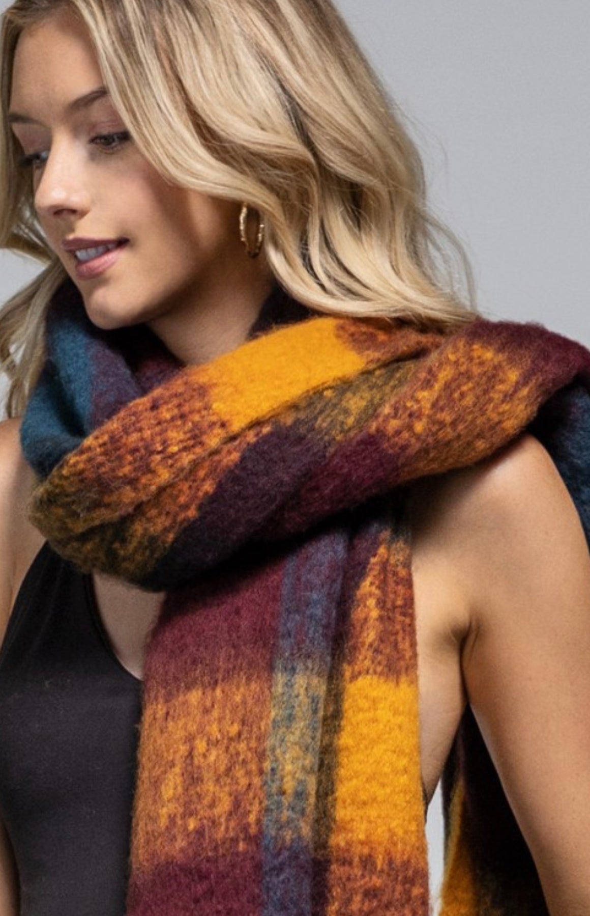 Super Soft Plaid Scarf
