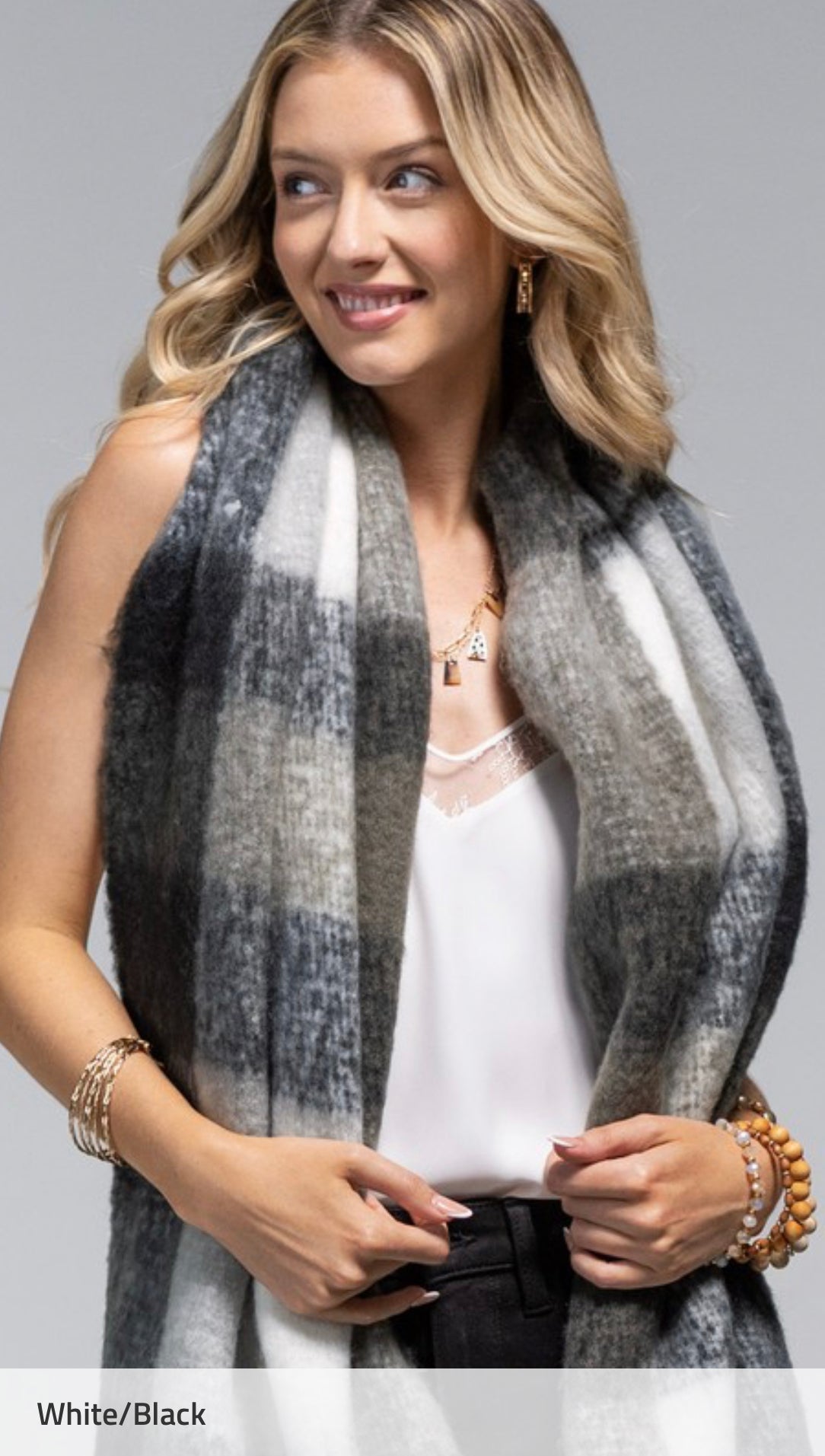 Super Soft Plaid Scarf