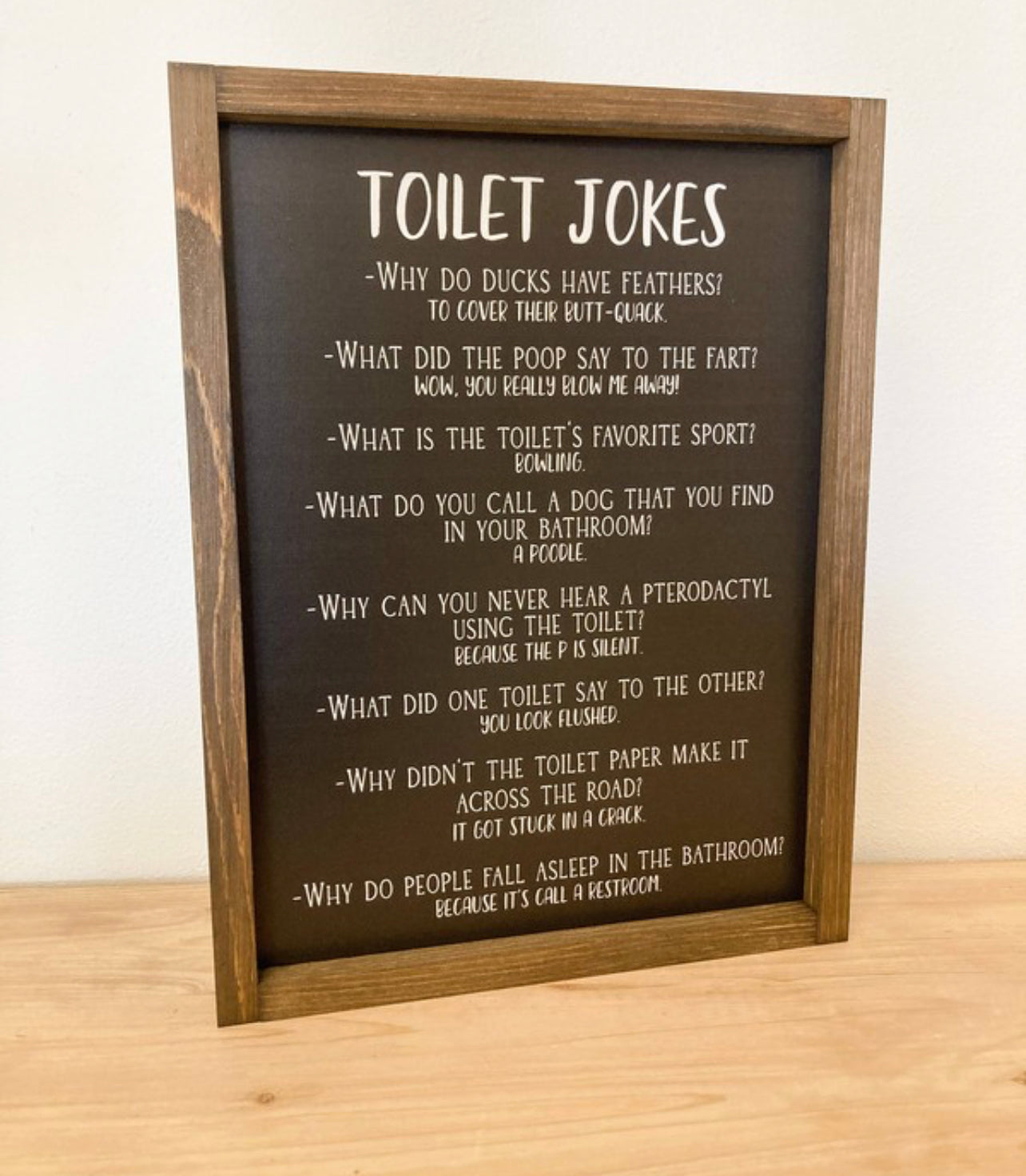 Toilet Jokes Sign