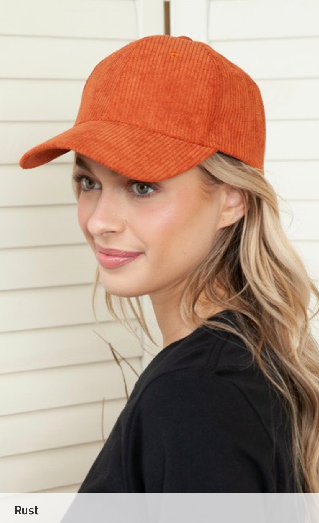Corduroy Baseball Cap