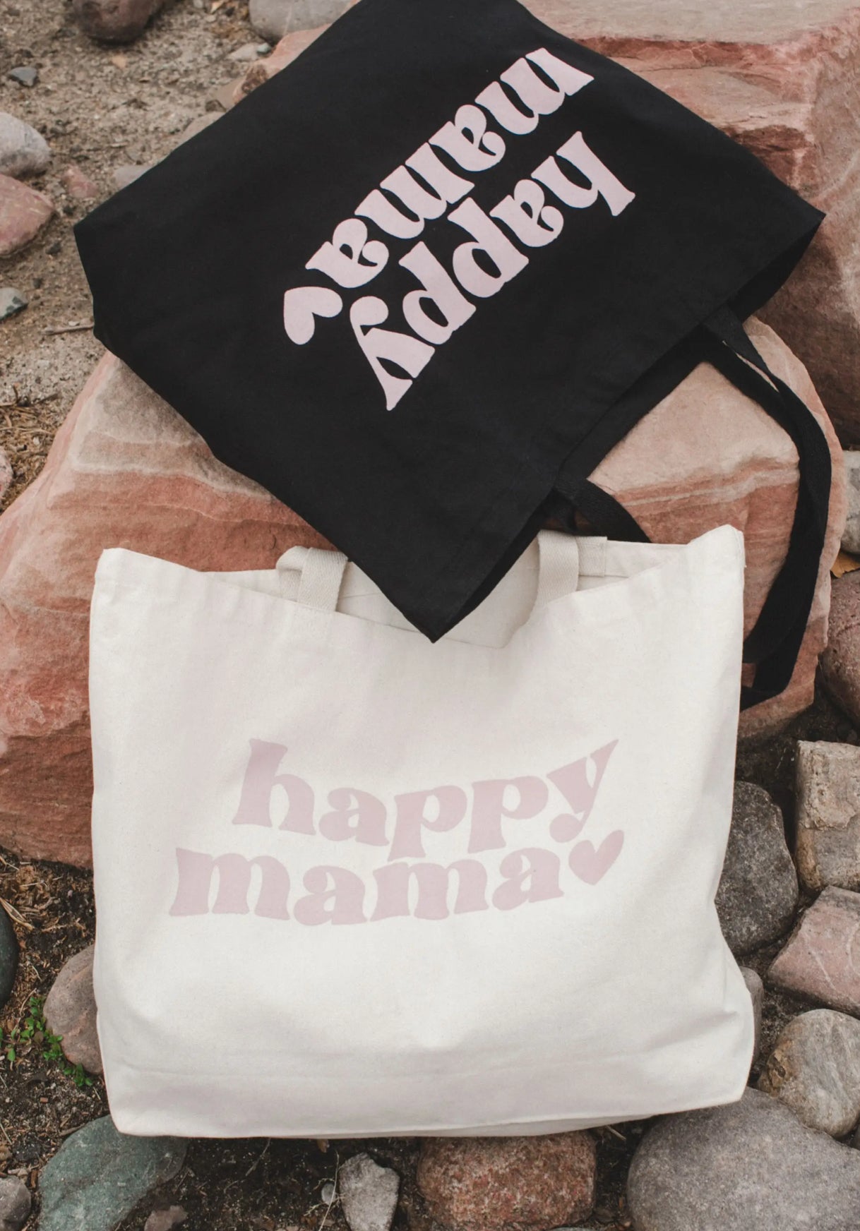 Happy Mama Canvas Tote