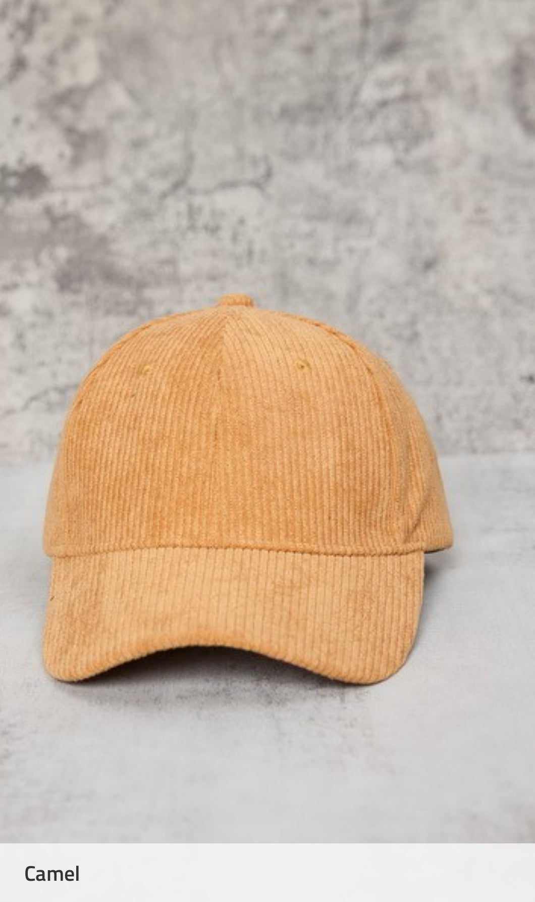 Corduroy Baseball Cap