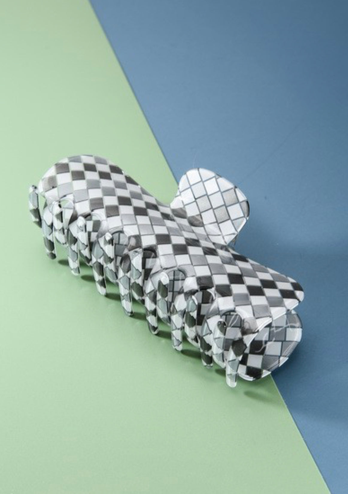 Chunky Checkers Claw Clip