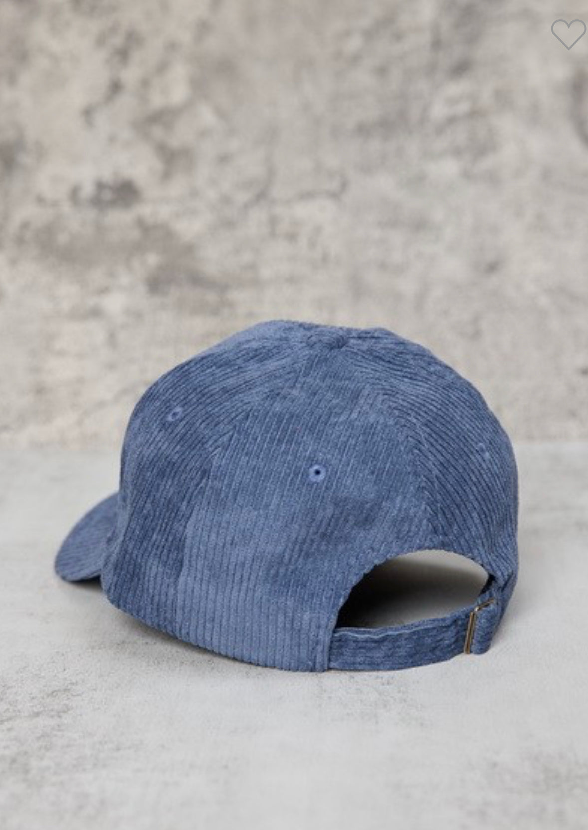 Corduroy Baseball Cap