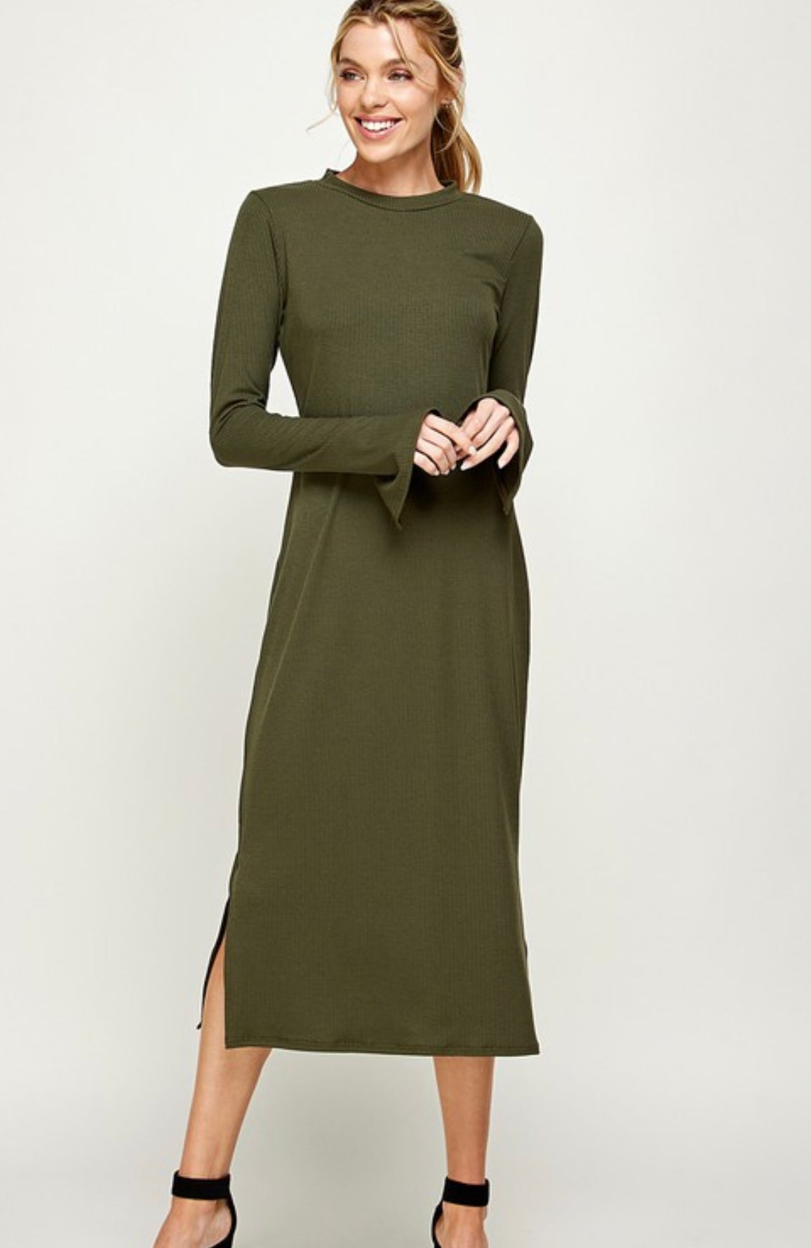 Extend The Olive Branch Dress