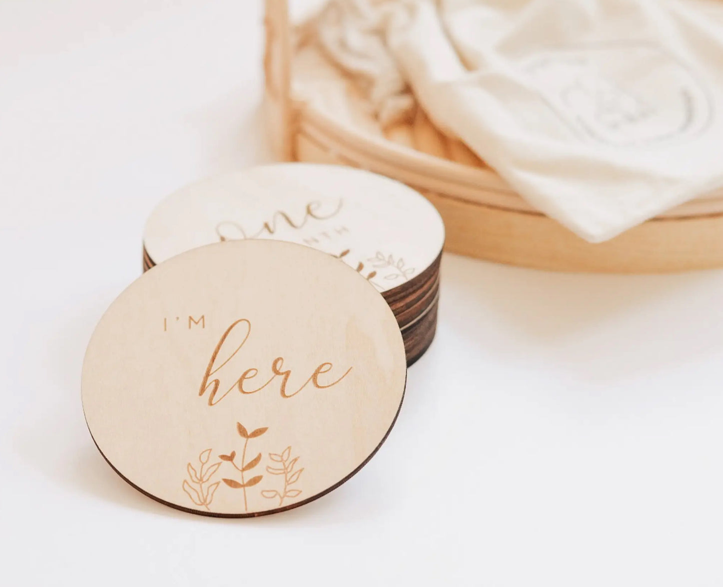 Monthly Milestone Wooden Cards