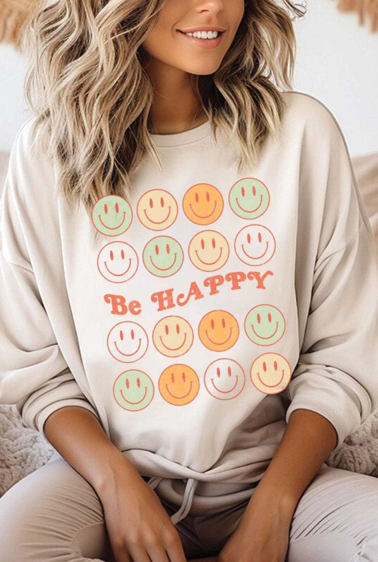 Be Happy Crewneck