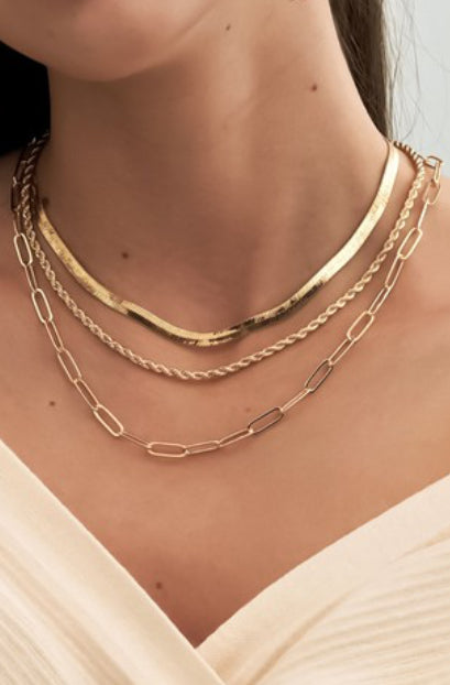 Kaci Non-Tarnishing Layered Necklace