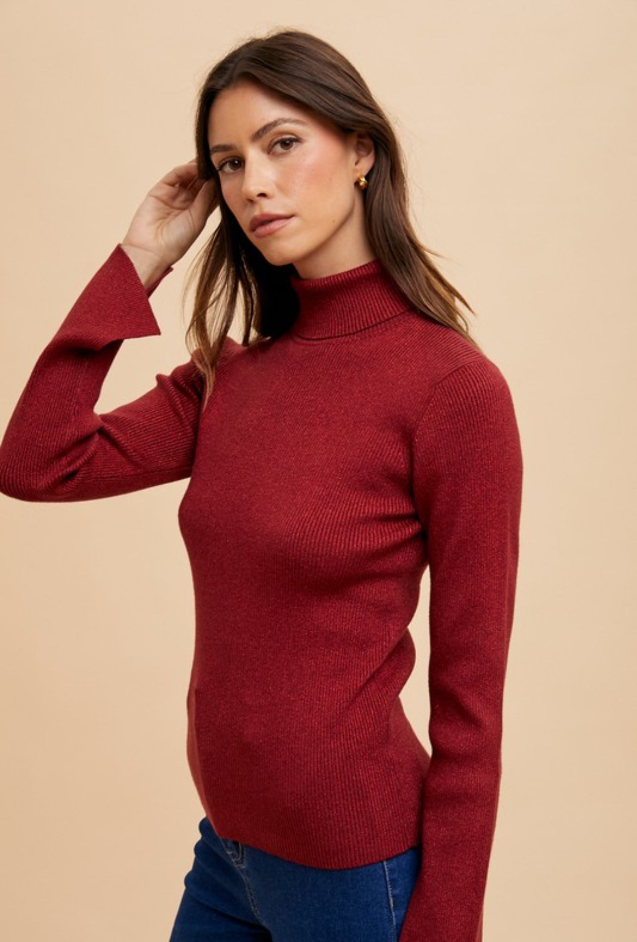Time To Shine Turtleneck Top