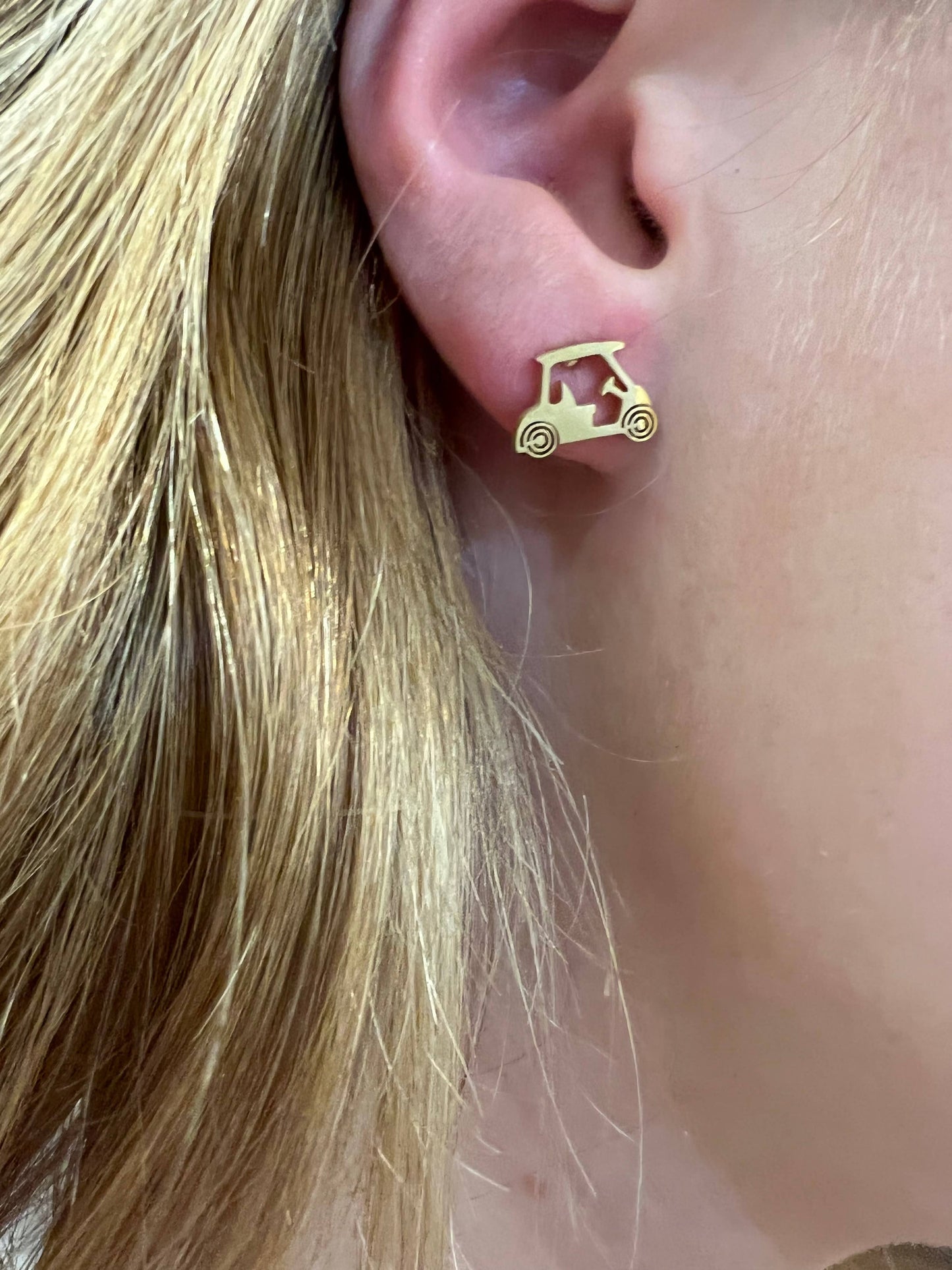 Golf Cart Earrings