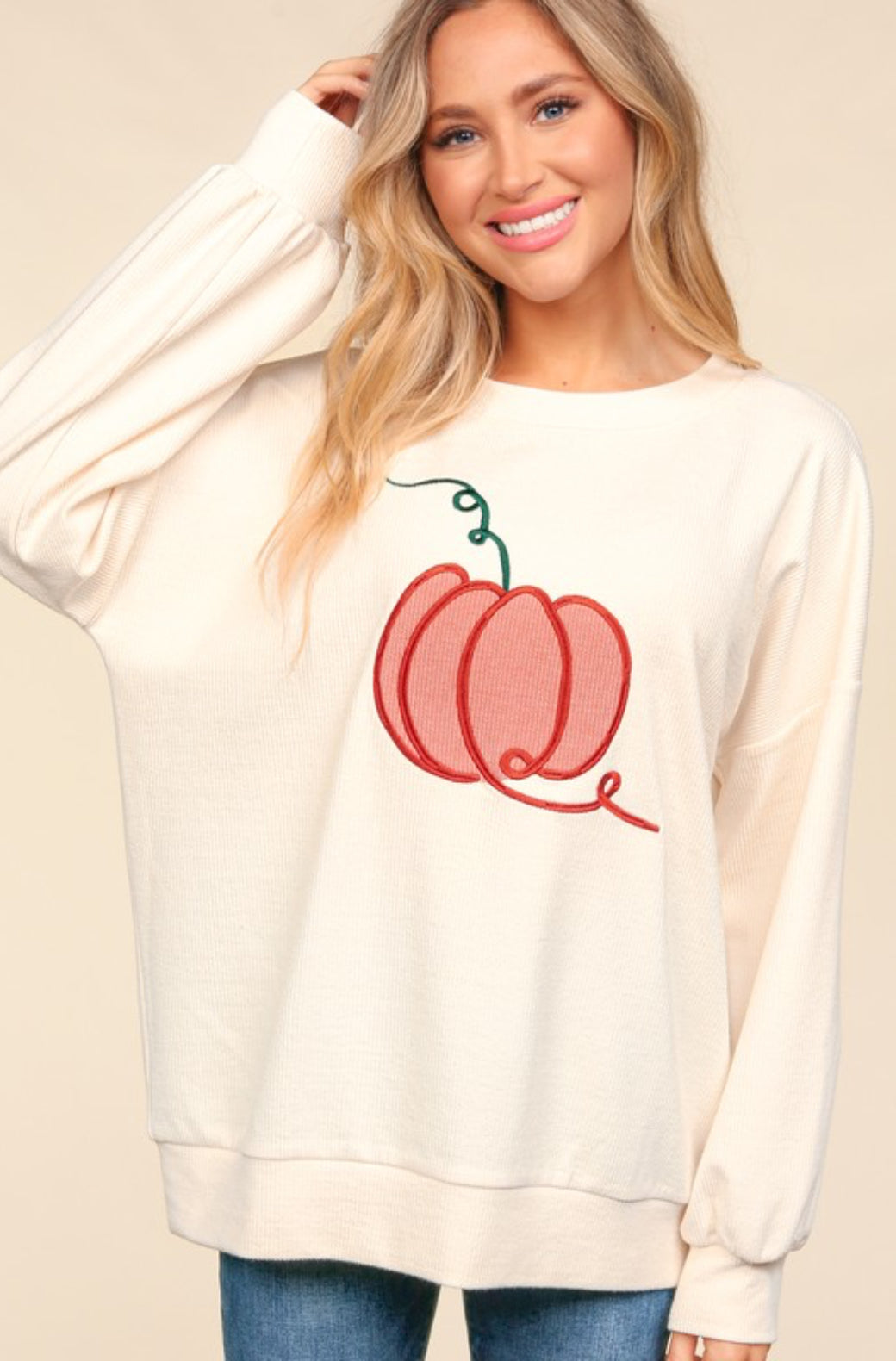 Oh Hey There Pumpkin Sweater Top