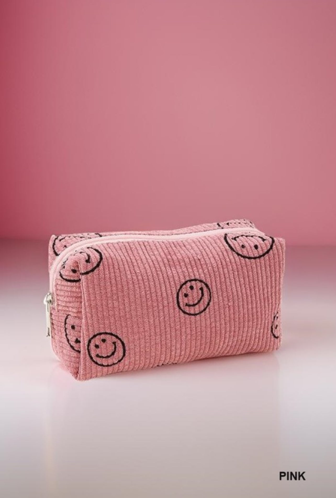 Smiley Face Cosmetic Bag