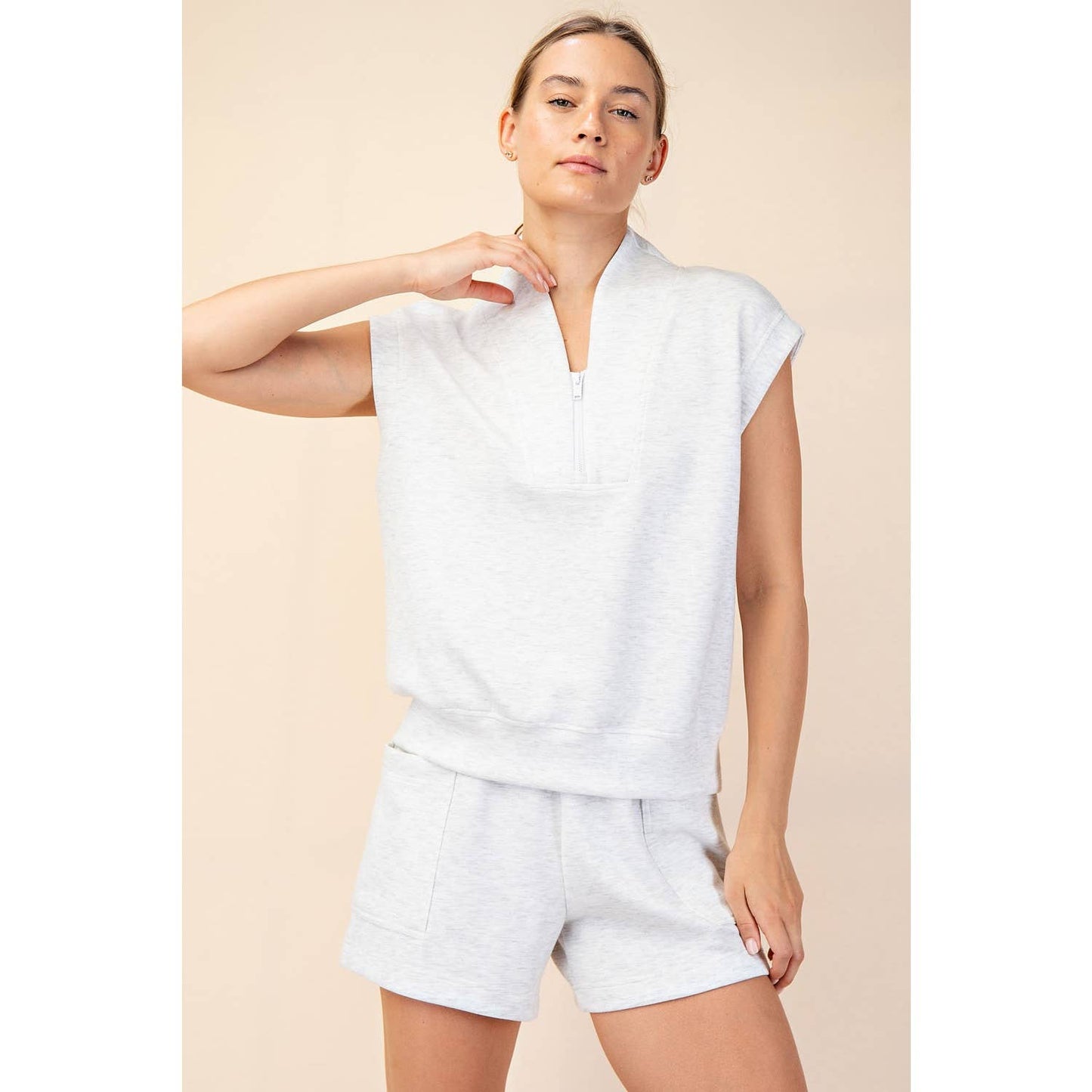 Luxe V-neck Sleeveless Top