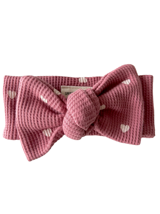 Organic Waffle Knot Bow