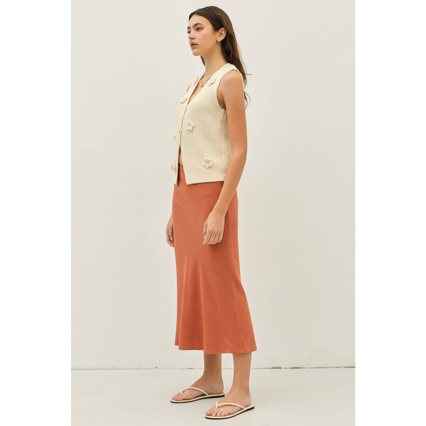 Seasonless Romantic Sweater Vest