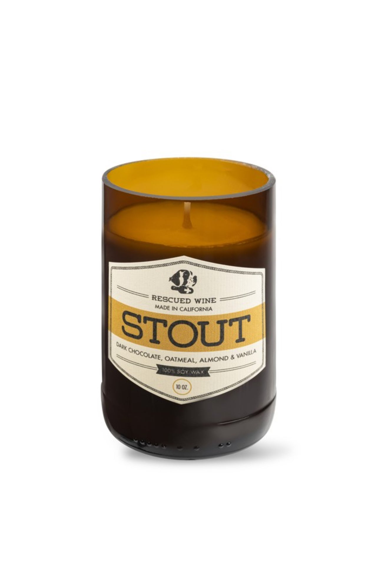 Stout Rescued Wine Candle