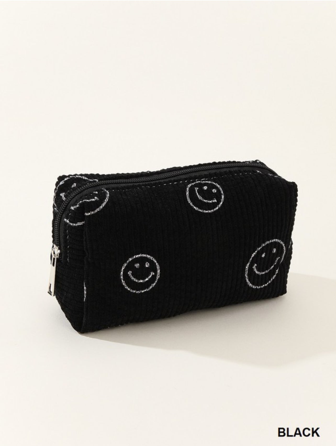 Smiley Face Cosmetic Bag