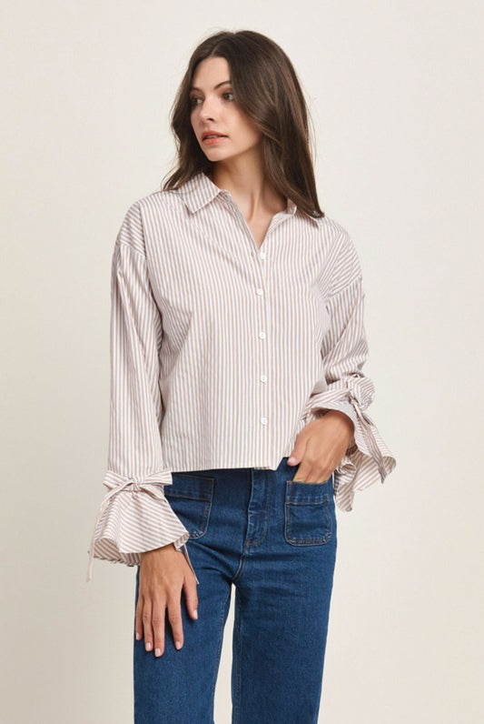 Conversation Moment Striped Top