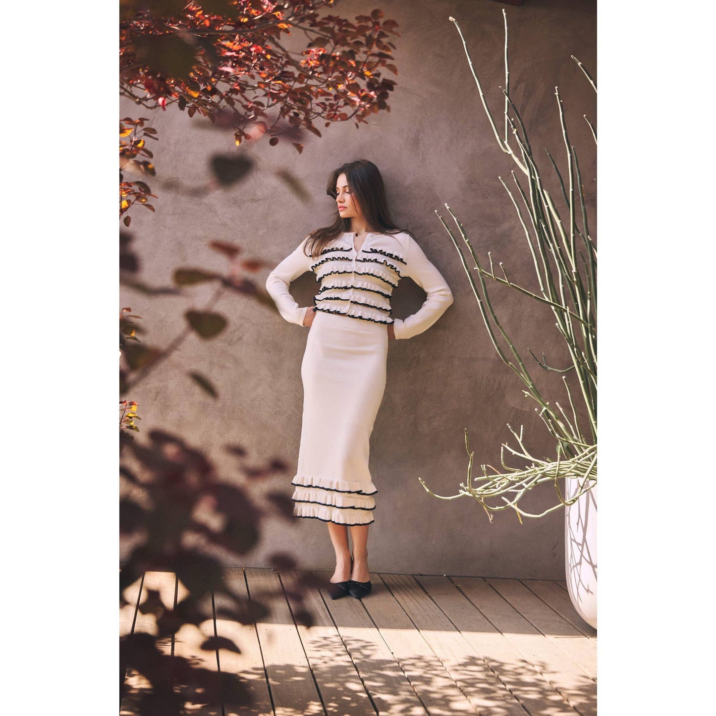 Bold Charmer Sweater Skirt