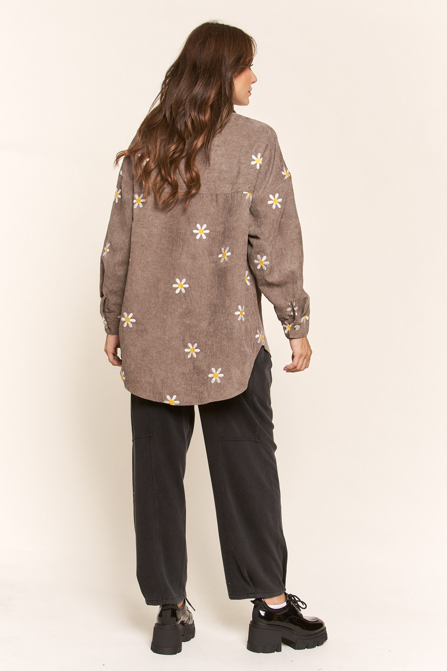 Second First Date Shacket In Mocha