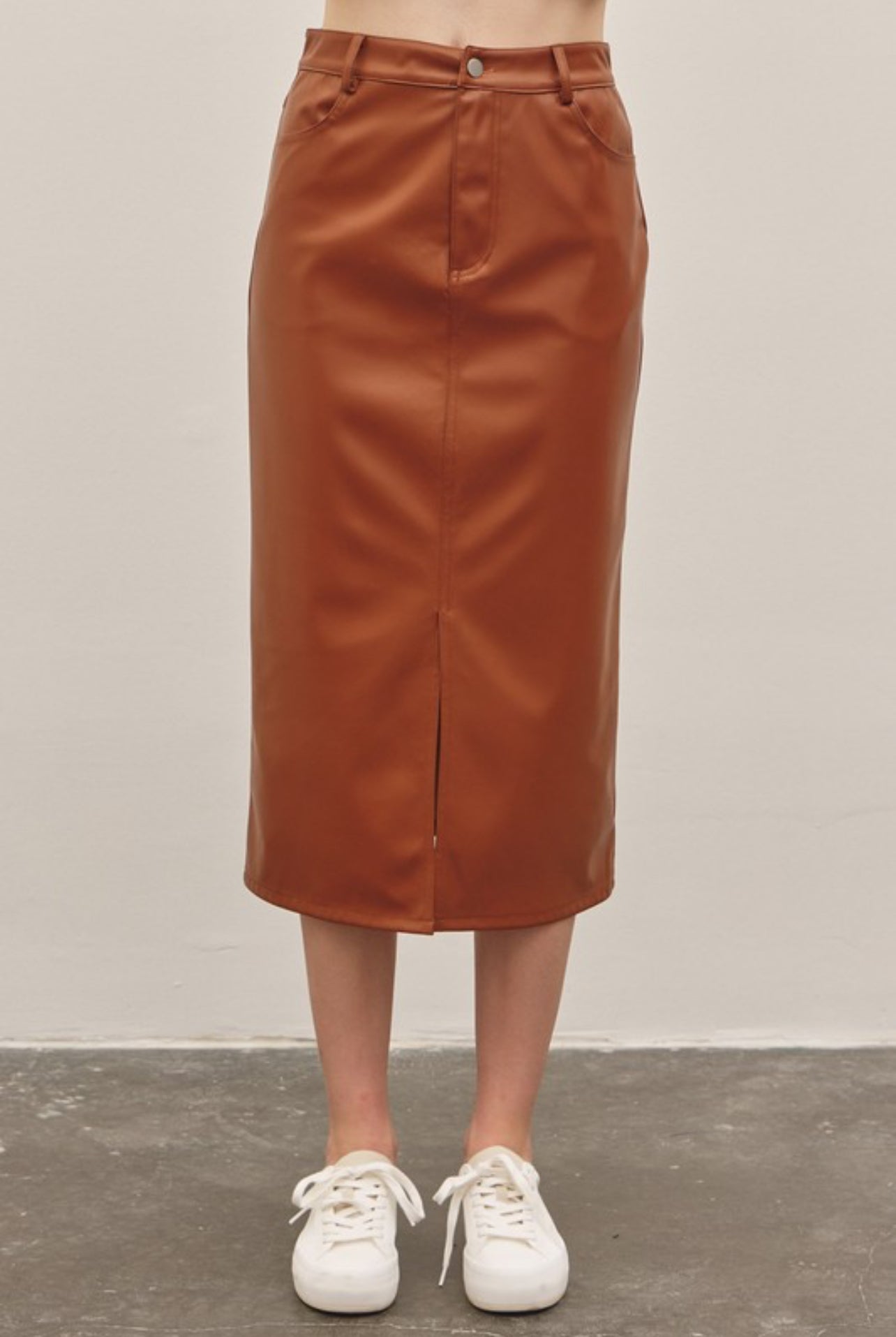 Charlotte Vegan Leather Skirt