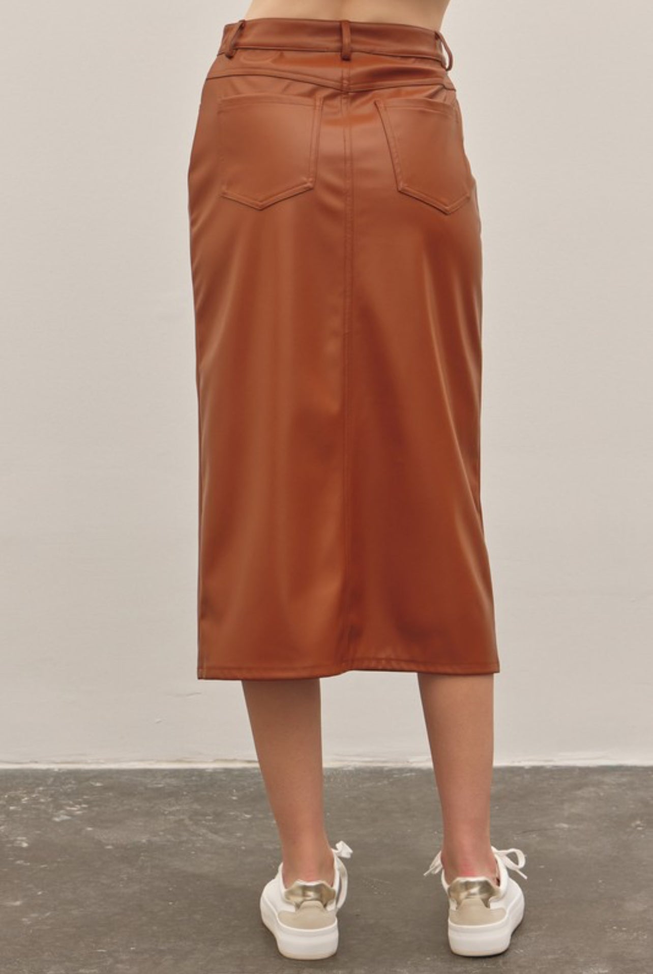 Charlotte Vegan Leather Skirt