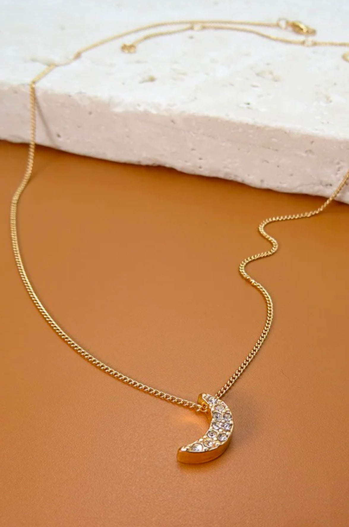 Glimmer Moon Necklace