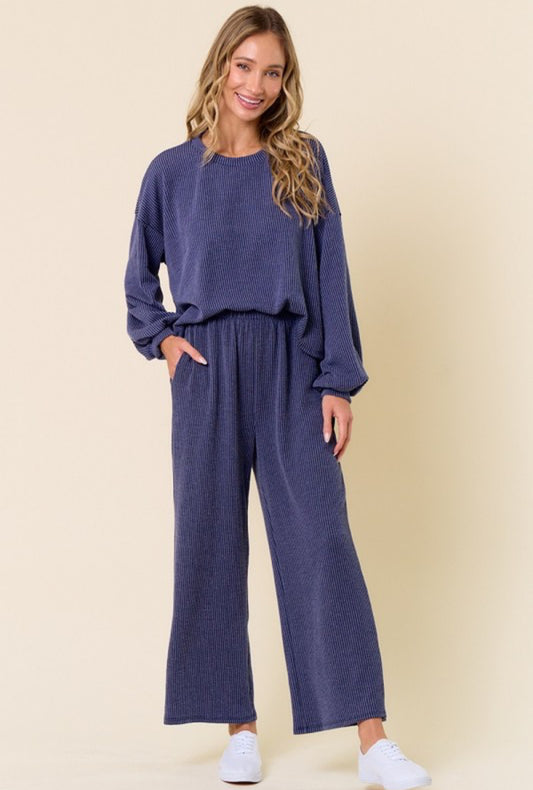 Take Me Back Ribbed Pants