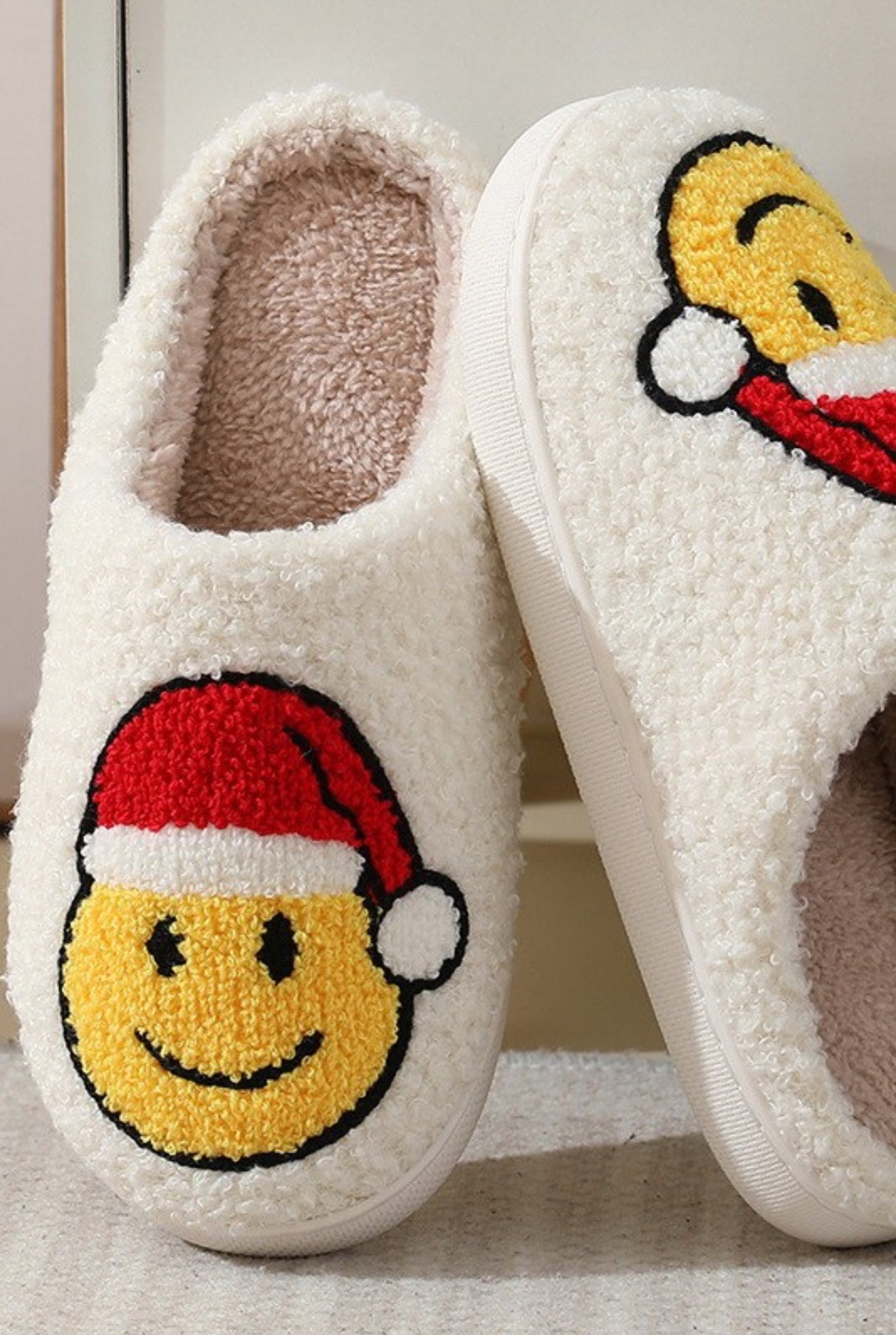 Holiday Plush Slippers