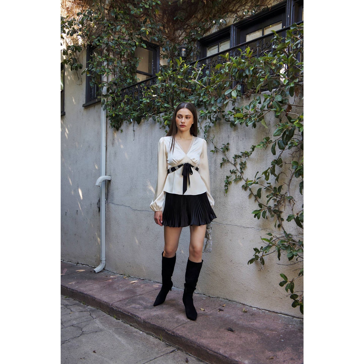Secret Weapons Satin Blouse