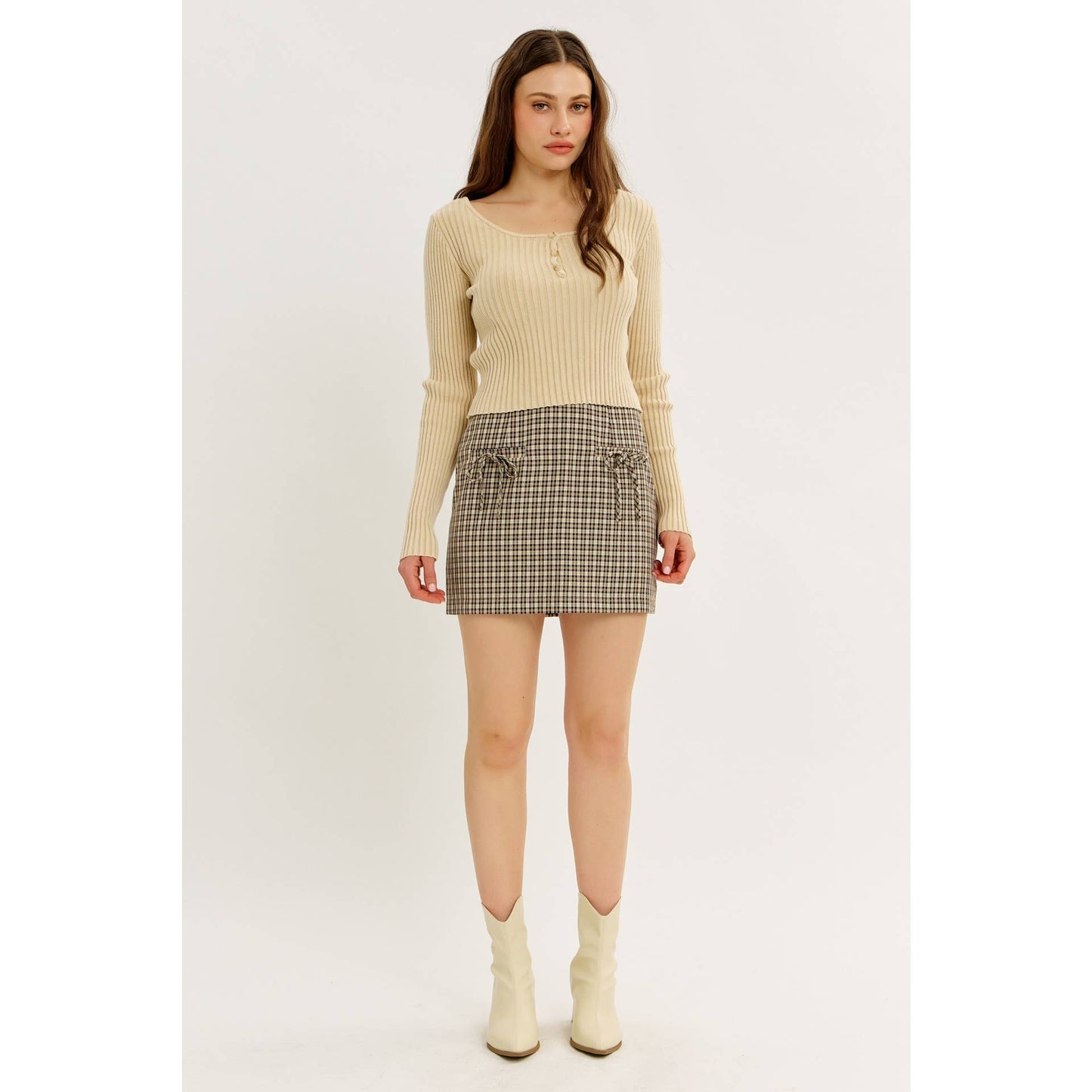 Preppy And Feminine Skirt