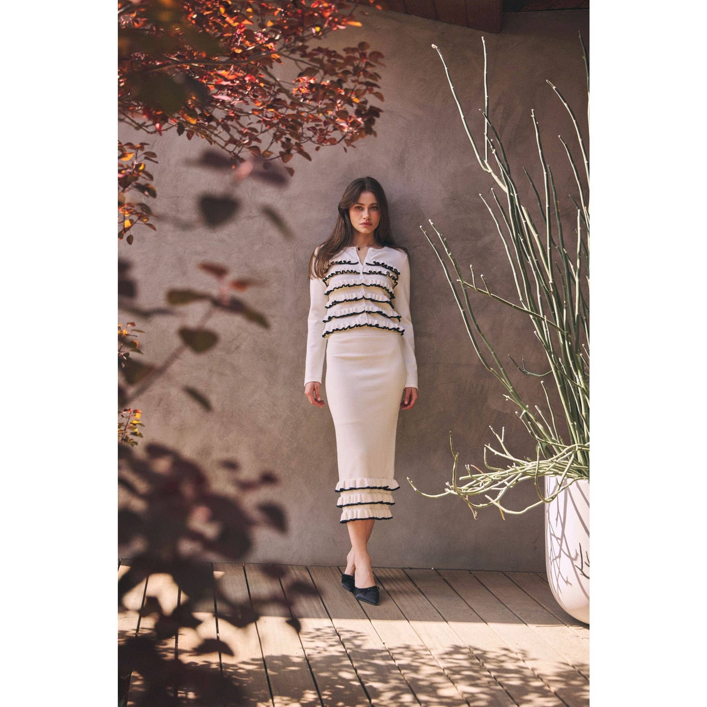 Bold Charmer Sweater Skirt