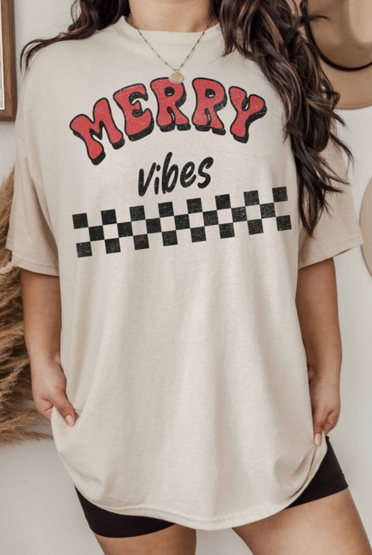 Merry Vibes Graphic Tee