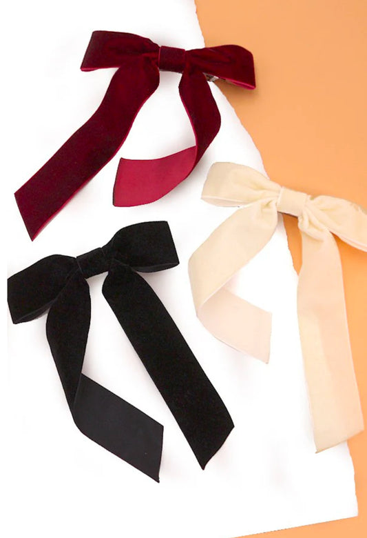 Velvet Touch Hair Bow