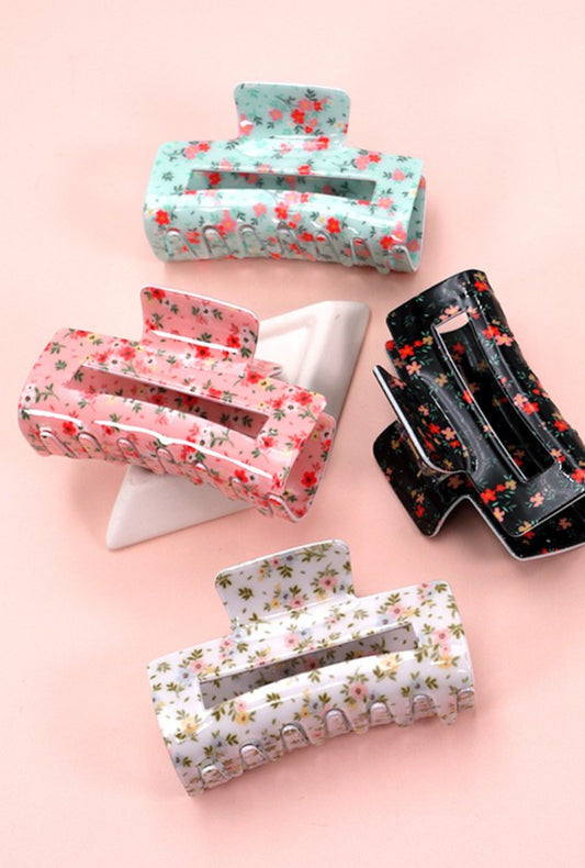 Floral Beauty Claw Clip