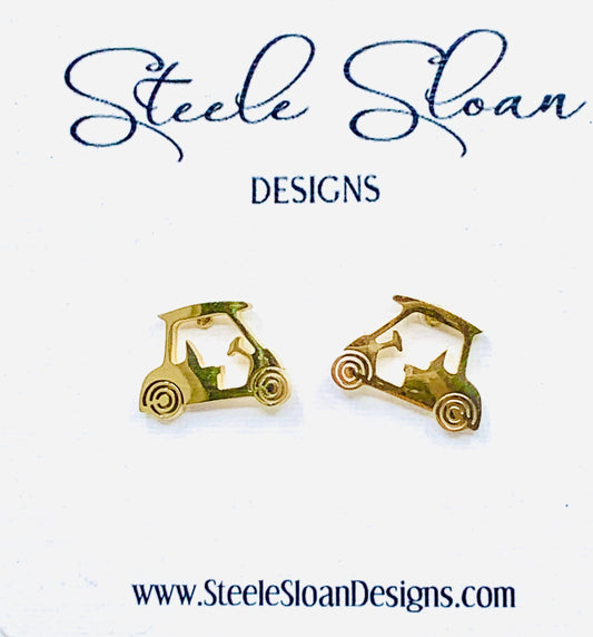 Golf Cart Earrings