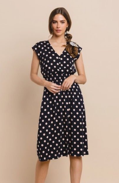 Polka Dot Midnight Dreams Dress