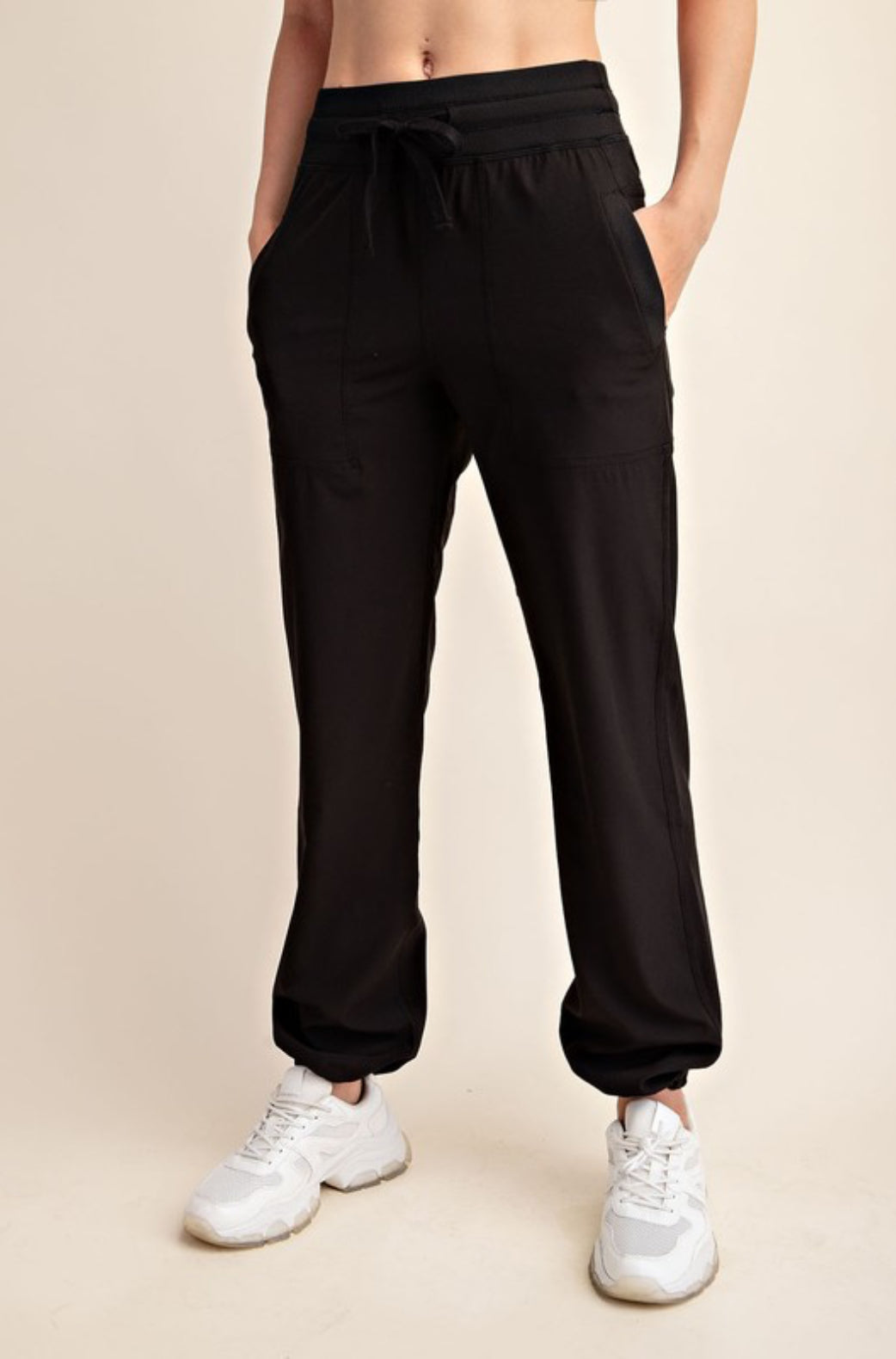 Dance Studio Convertible Pants In Black