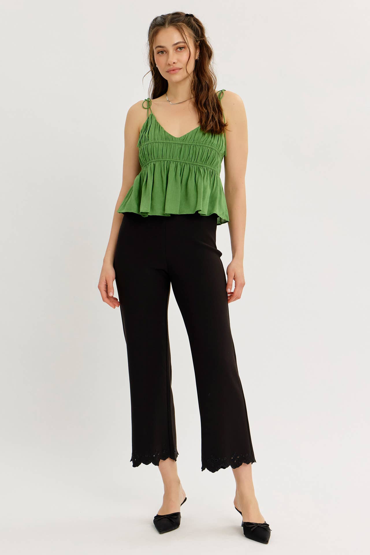 Eyelet Sophistication Pants