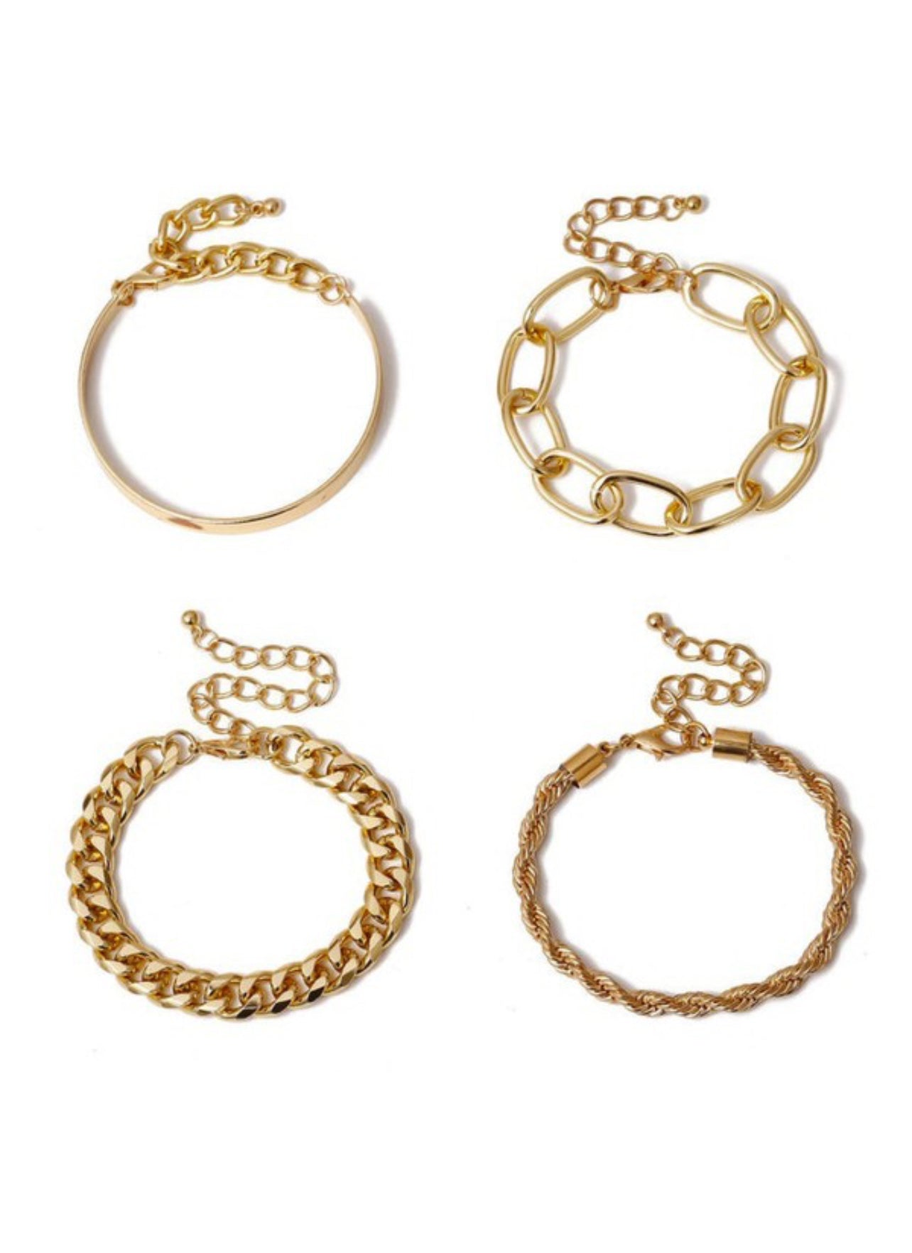 Unwritten Beauty Gold Bracelet Set