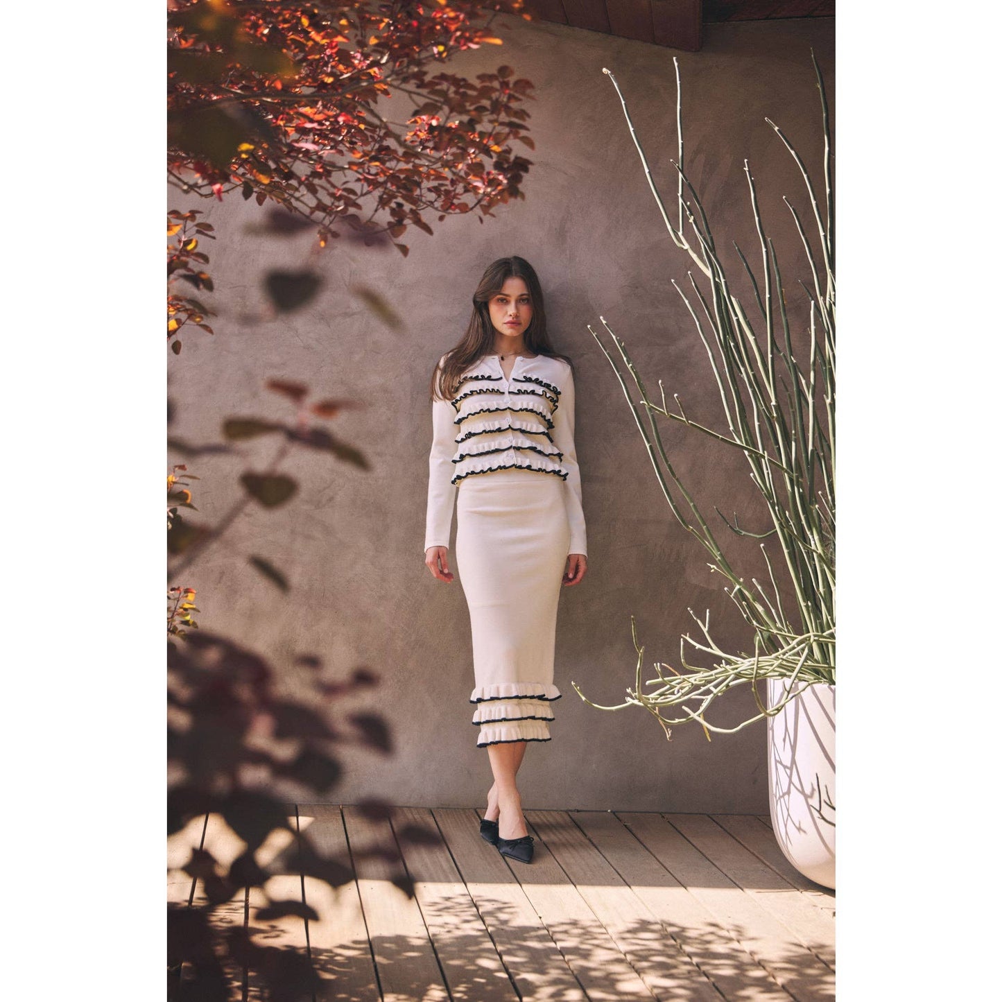 Bold Charmer Sweater Skirt