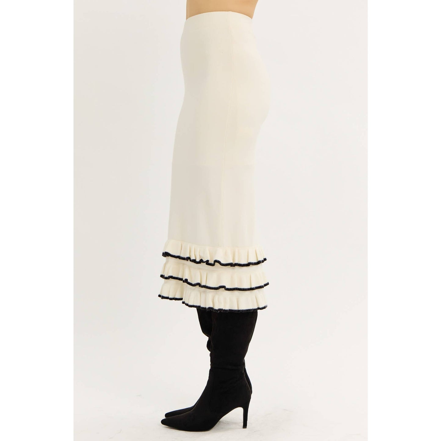 Bold Charmer Sweater Skirt