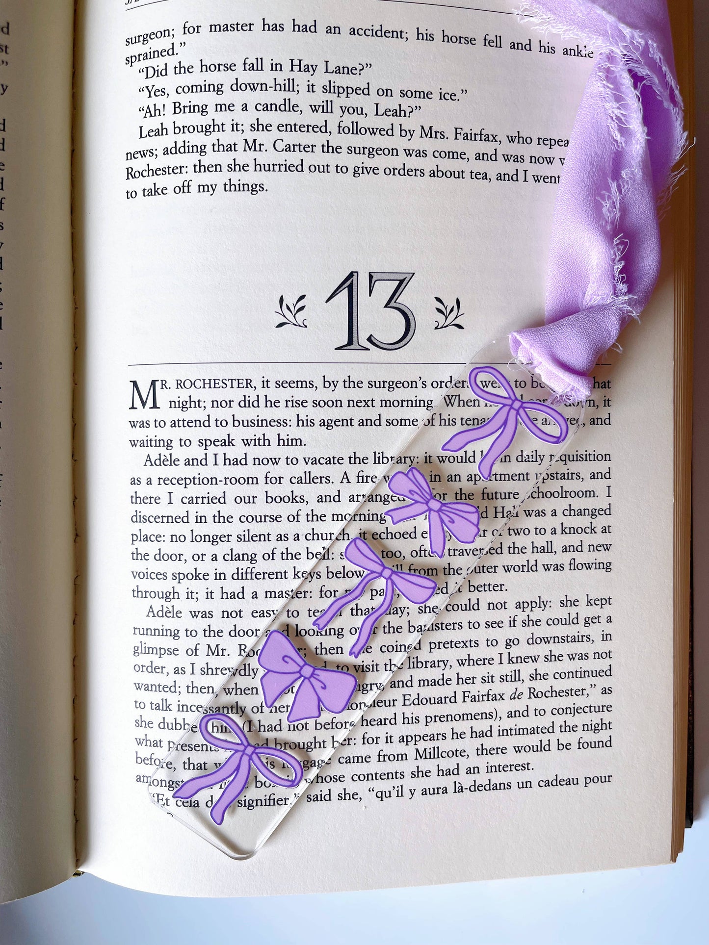 Aesthetic Acrylic Bookmark