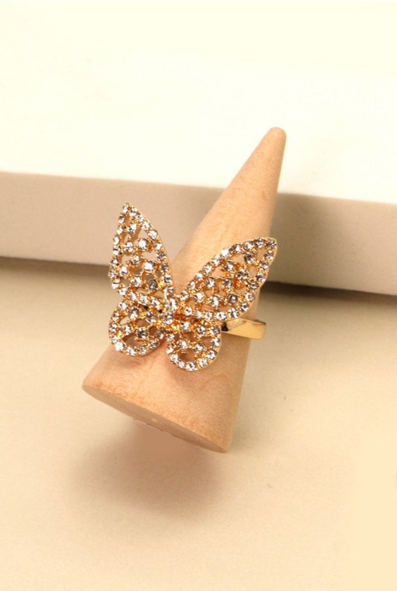 Shine All Day Butterfly Ring